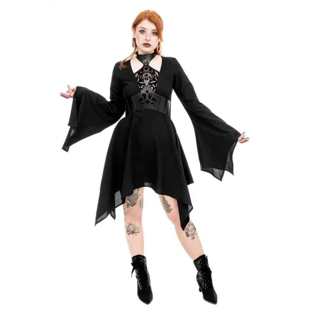 Restyle - Azael Short dress - Black